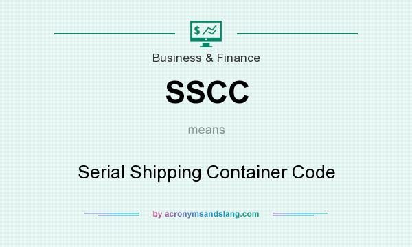 SSCC码（系列货运包装箱代码）